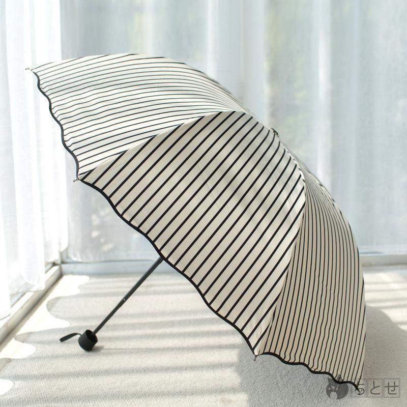 新しい未使用サンバリア 日傘 晴雨兼用 3つ折り 軽量 UVカット