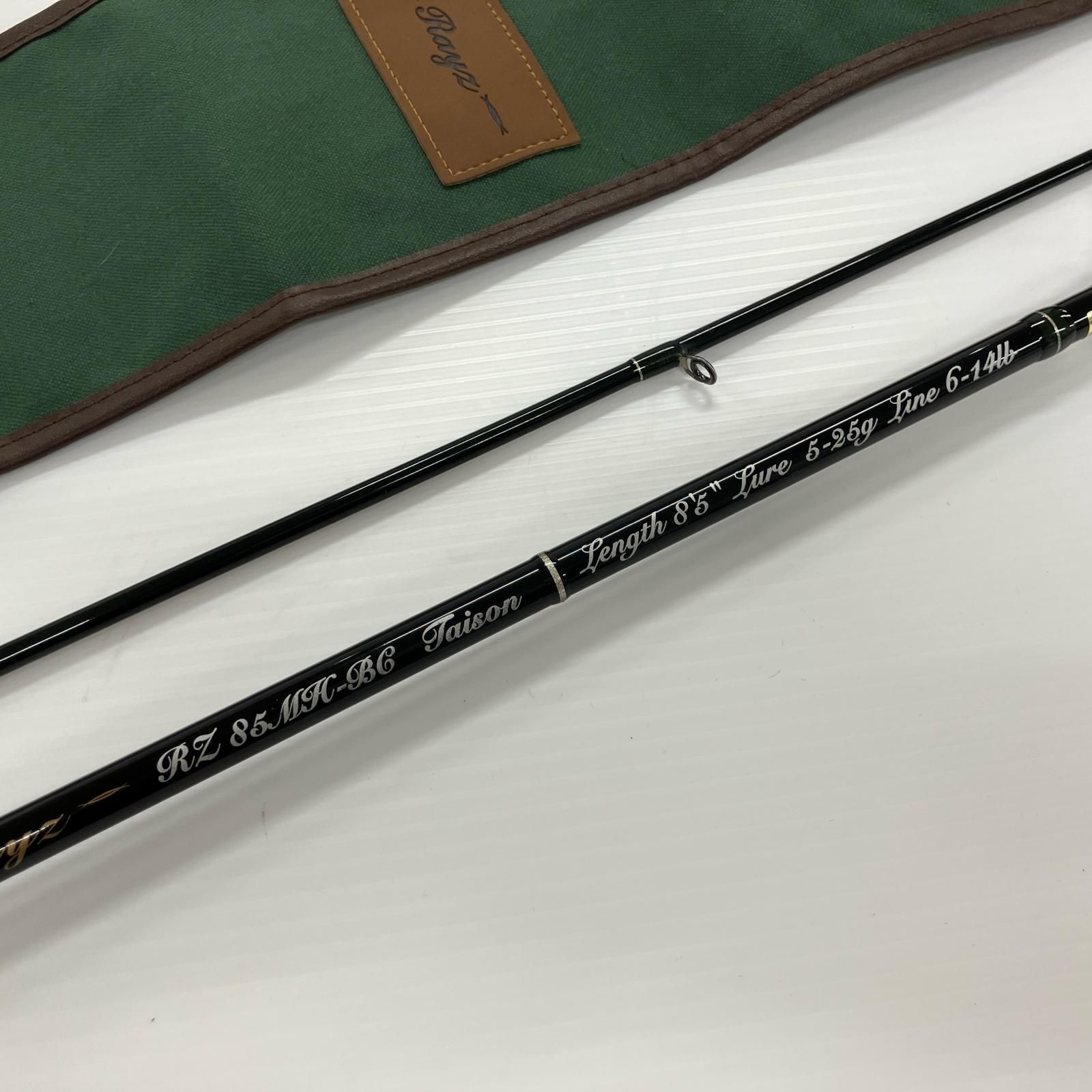 存在感抜群！ 58769TENRYU CO. 天龍 ルアーロッド レイズ RZ85MH-BC 竿袋付 持ち運びやすい