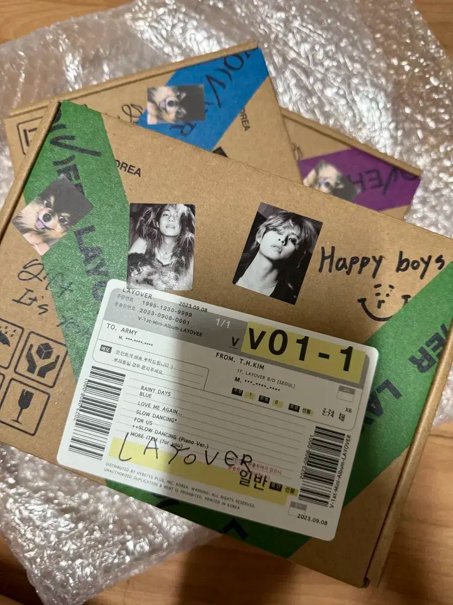 ヴィ(V・テヒョン・テテ) アルバム BTS テテのソロアルバムの