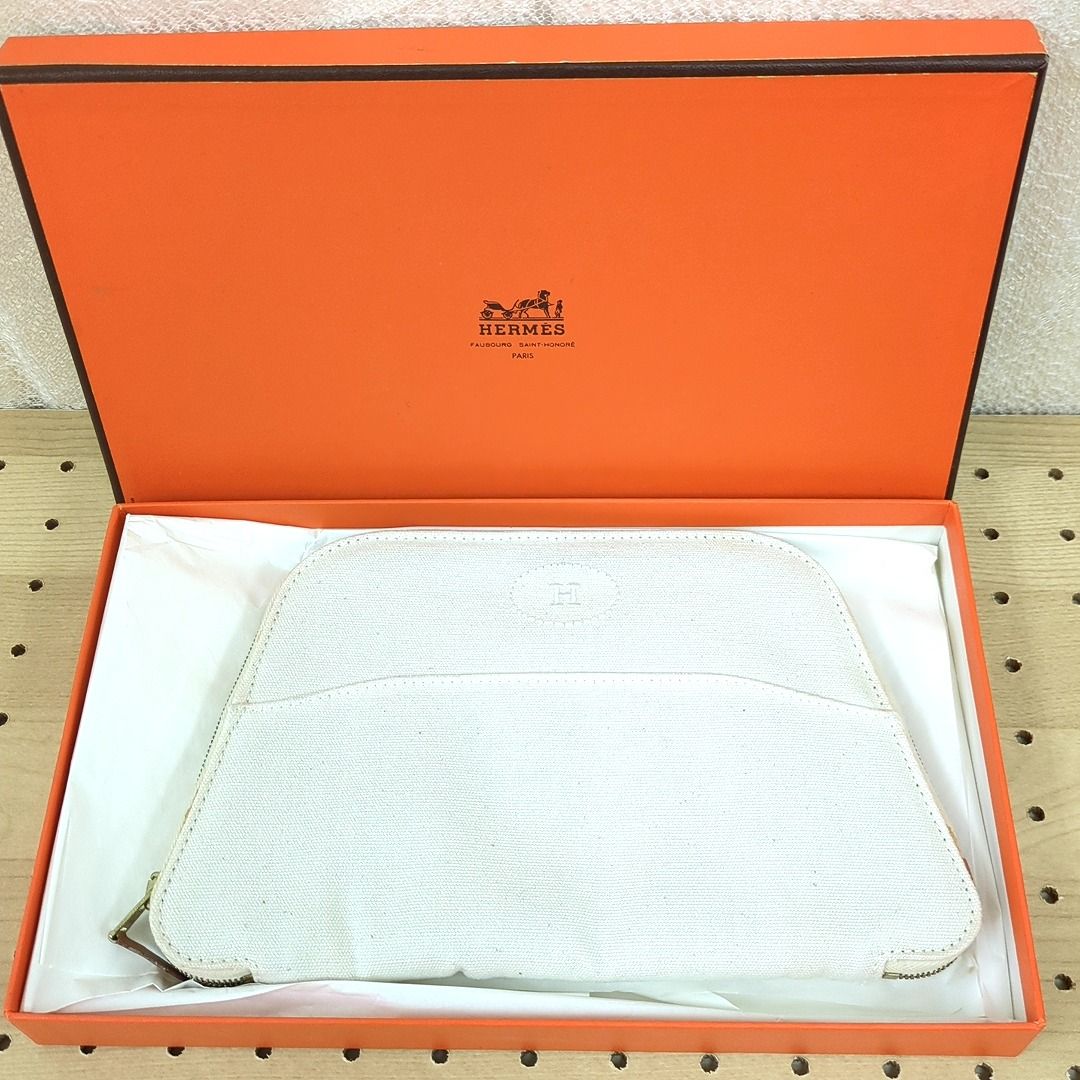 エルメス　グルーミングセット　箱袋あり。ほぼ未使用　ネイルケア HERMES エルメス グルーミングセット ポーチ ネイルケア6点