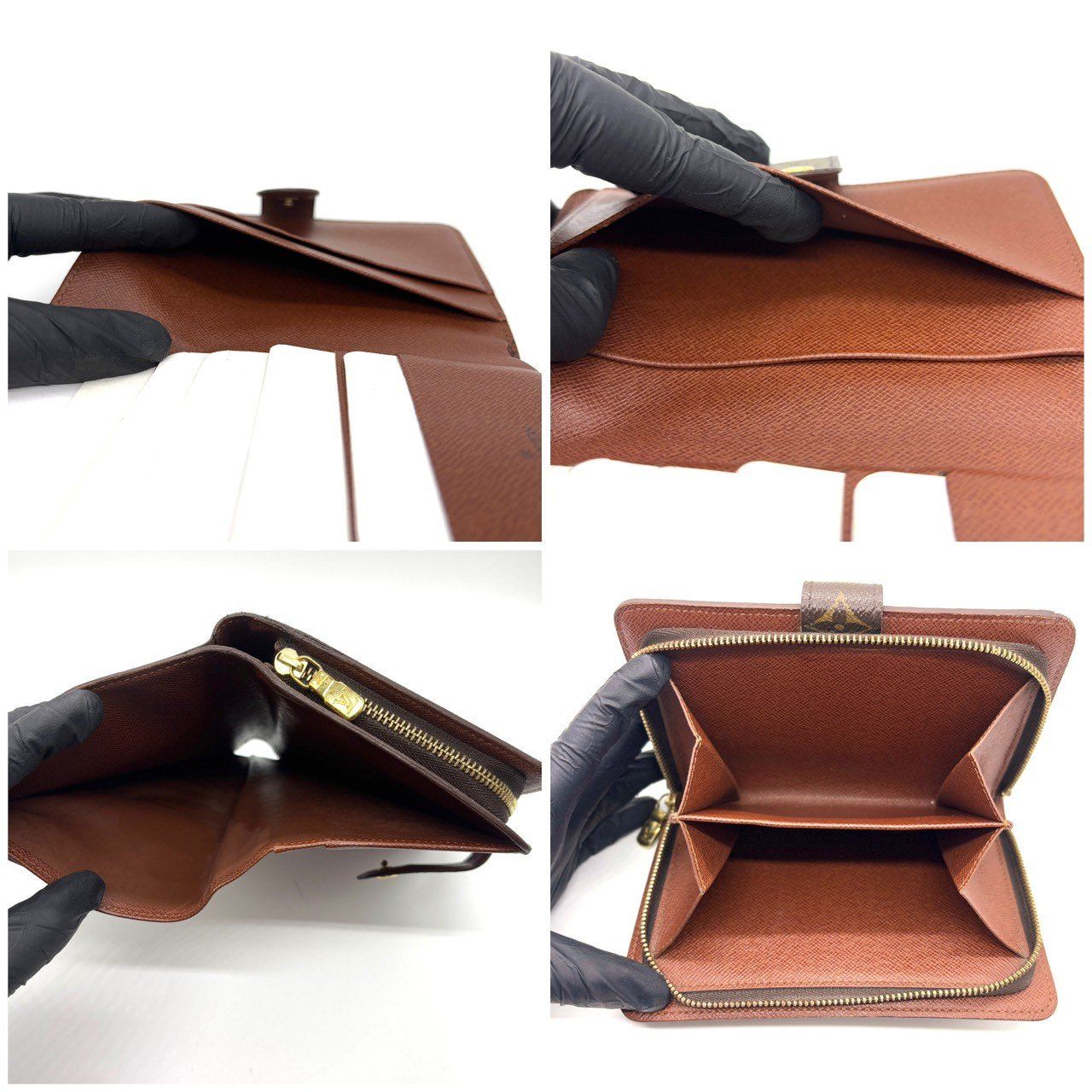 ルイヴィトン ポルトパピエジップ モノグラム 二つ折り財布 ラウンドファスナー ルイ ヴィトン◎ポルトパピエジップ モノグラム ラウンドファスナー 二