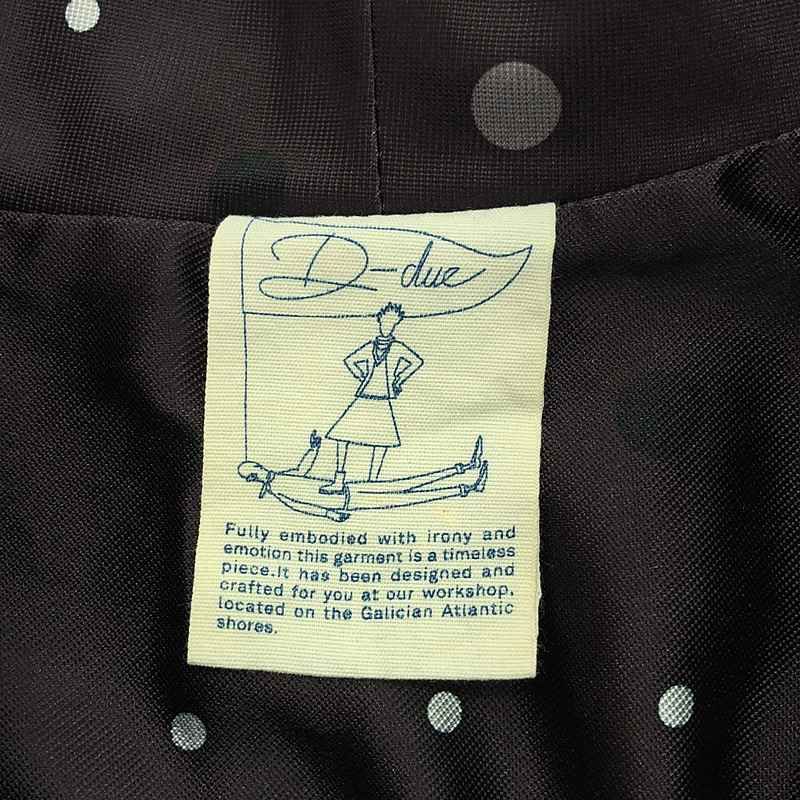 D-due / デ・デュエ | ドット デニム プルオーバーワンピース  