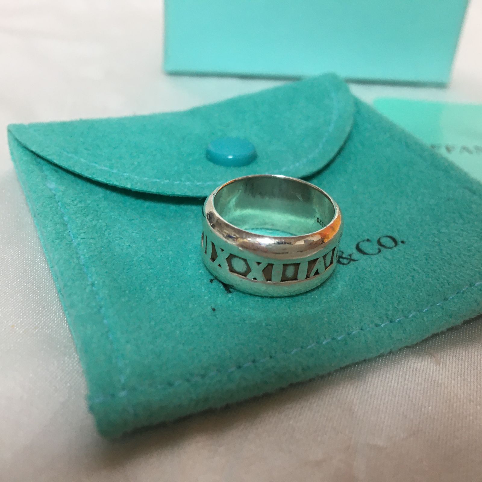 SK ティファニー TIFFANY&Co. アトラス リング ワイド 指輪 SK ティファニー TIFFANY&Co. アトラス リング ワイド 指輪