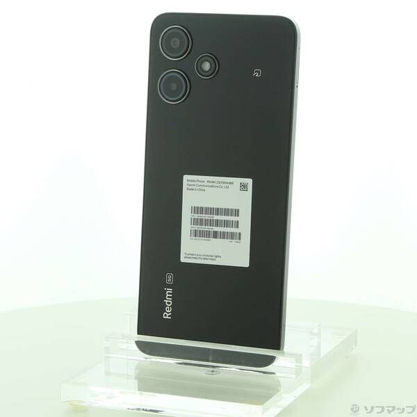 中古品〕 Redmi 12 5G 128GB ミッドナイトブラック MZB0ETQJP