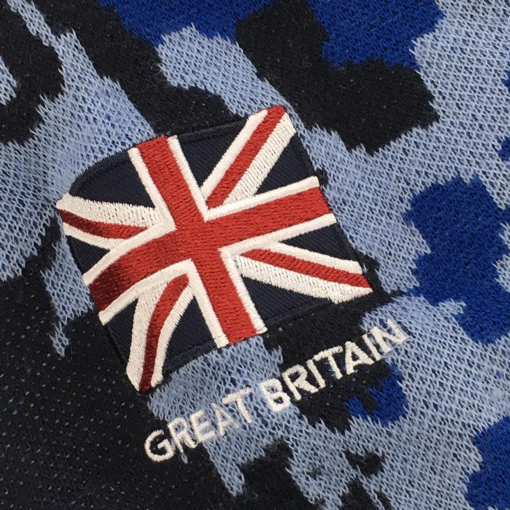 ☆SALE価格☆【美品】アドミラル ニットジャケット ネイビー×ブルー