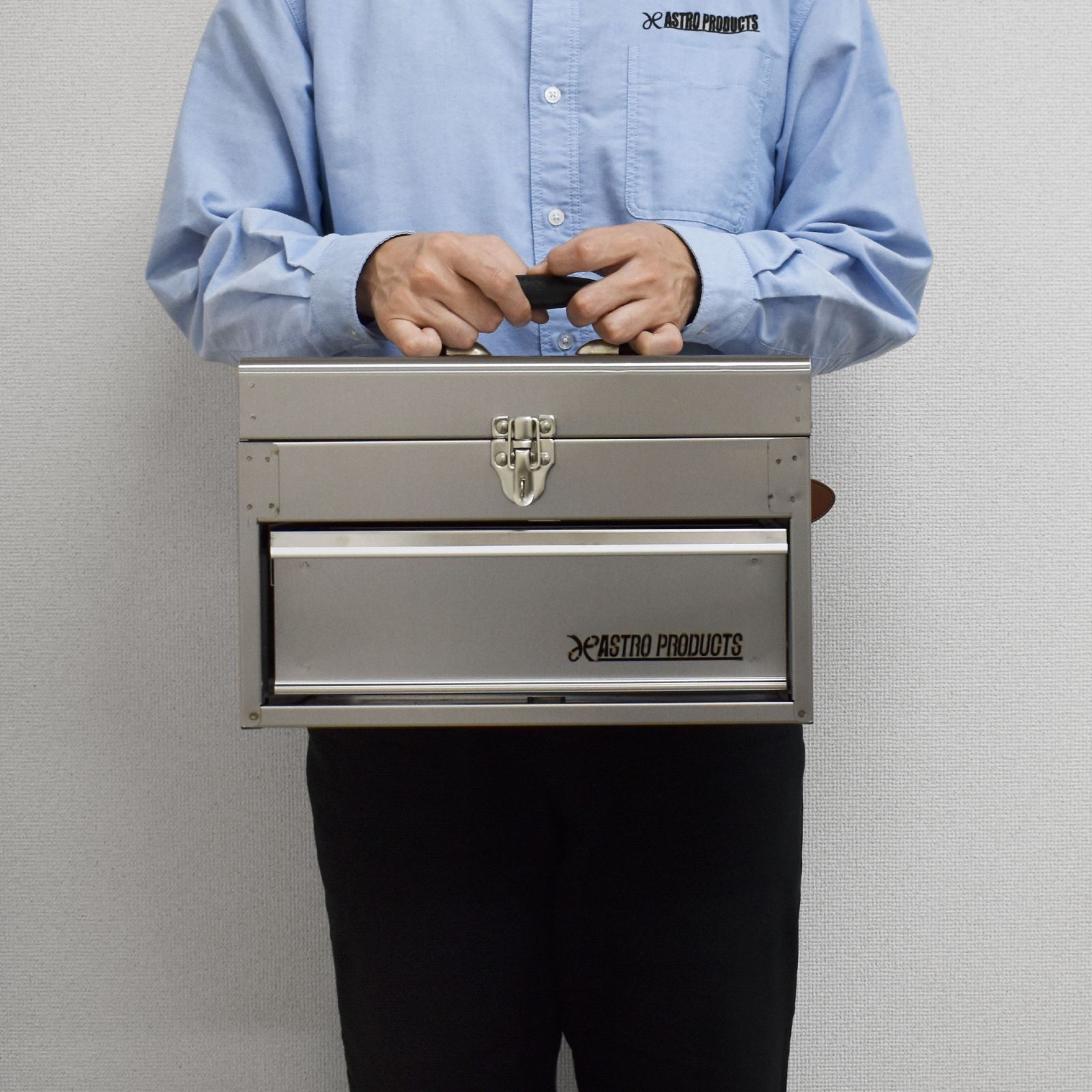 タイムセールも有。 アストロプロダクツ ステンレス コンパクトツールボックス 1段 CTB158