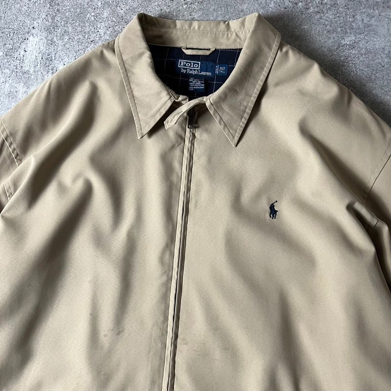 90s POLO RALPH LAUREN スムース 素材 スイングトップ
