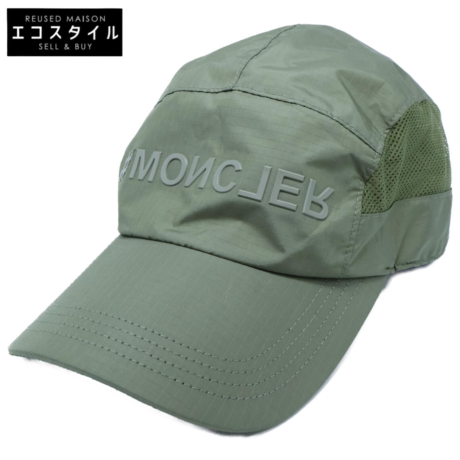 MONCLER モンクレール | 正規 MONCLER GRENOBLE モンクレール グルノーブル I10973B00005 54A7Q BASEBALL ロゴ ナイロン ベースボールキャップ UNI