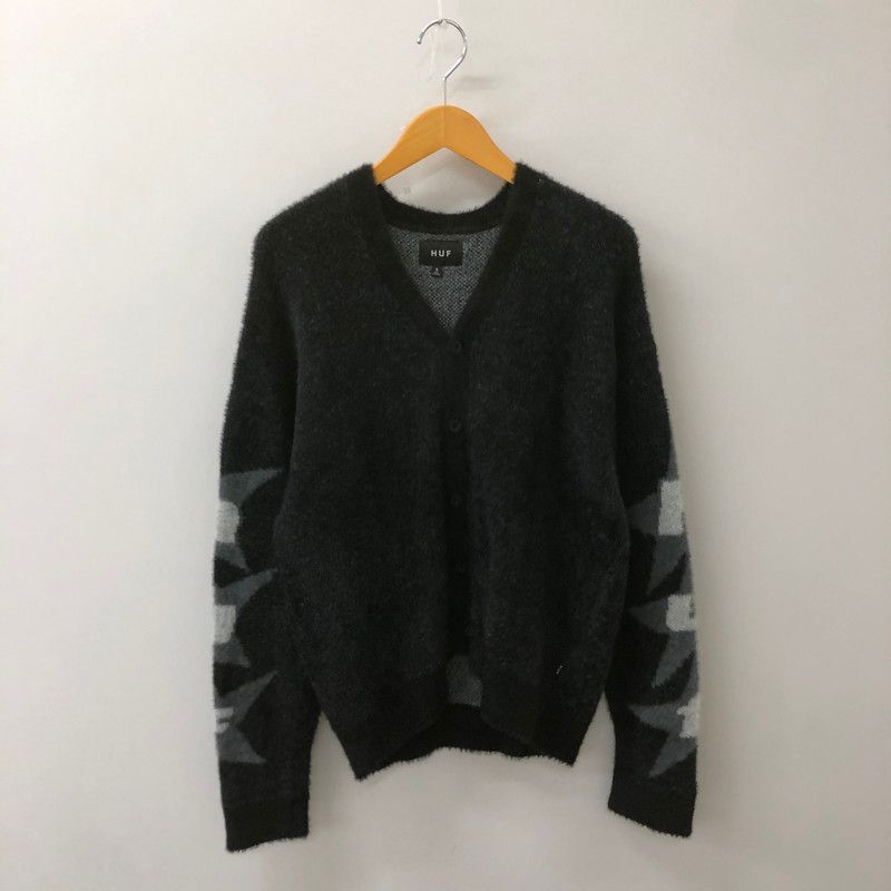 HUF ハフ URSA SHAGGY CARDIGAN KN00512 ウルサ シャギーカーディガン トップス 142-250426-kk-12-tei