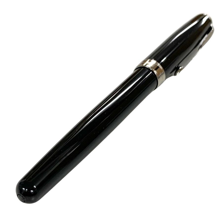 PARKER(パーカー) 万年筆 - シルバー×黒×ゴールド インクなし/ペン先18K-750 金属素材 PARKER(パーカー) 万年筆 - シルバー×黒×ゴールド インクなし/ペン先