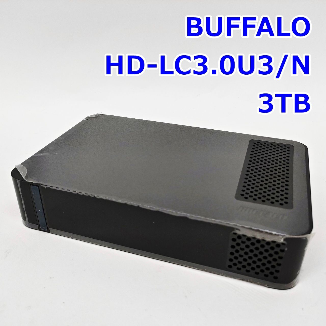 【中古】バッファロー BUFFALO HD-LC3.0U3/N 3.0TB ★ BUFFALO USB3.0 外付けハードディスク PC⁄家電対応 3TB HD-LC3.0U3⁄N