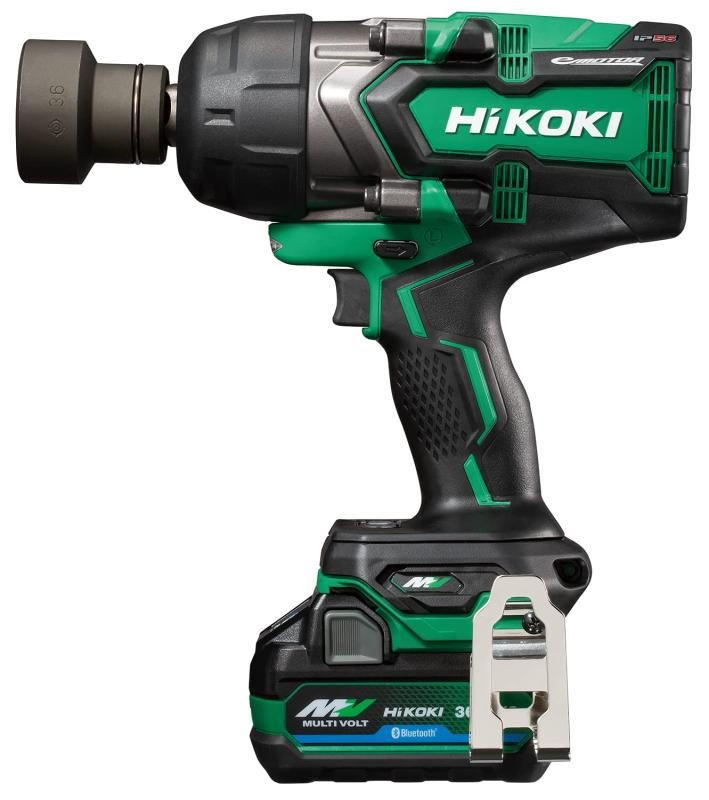 HiKOKI ハイコーキ 36V 充電式 インパクトレンチ 四角ドライブ19mm 蓄電池2個 充電器 ケース付き WR36DF 2XPSZ