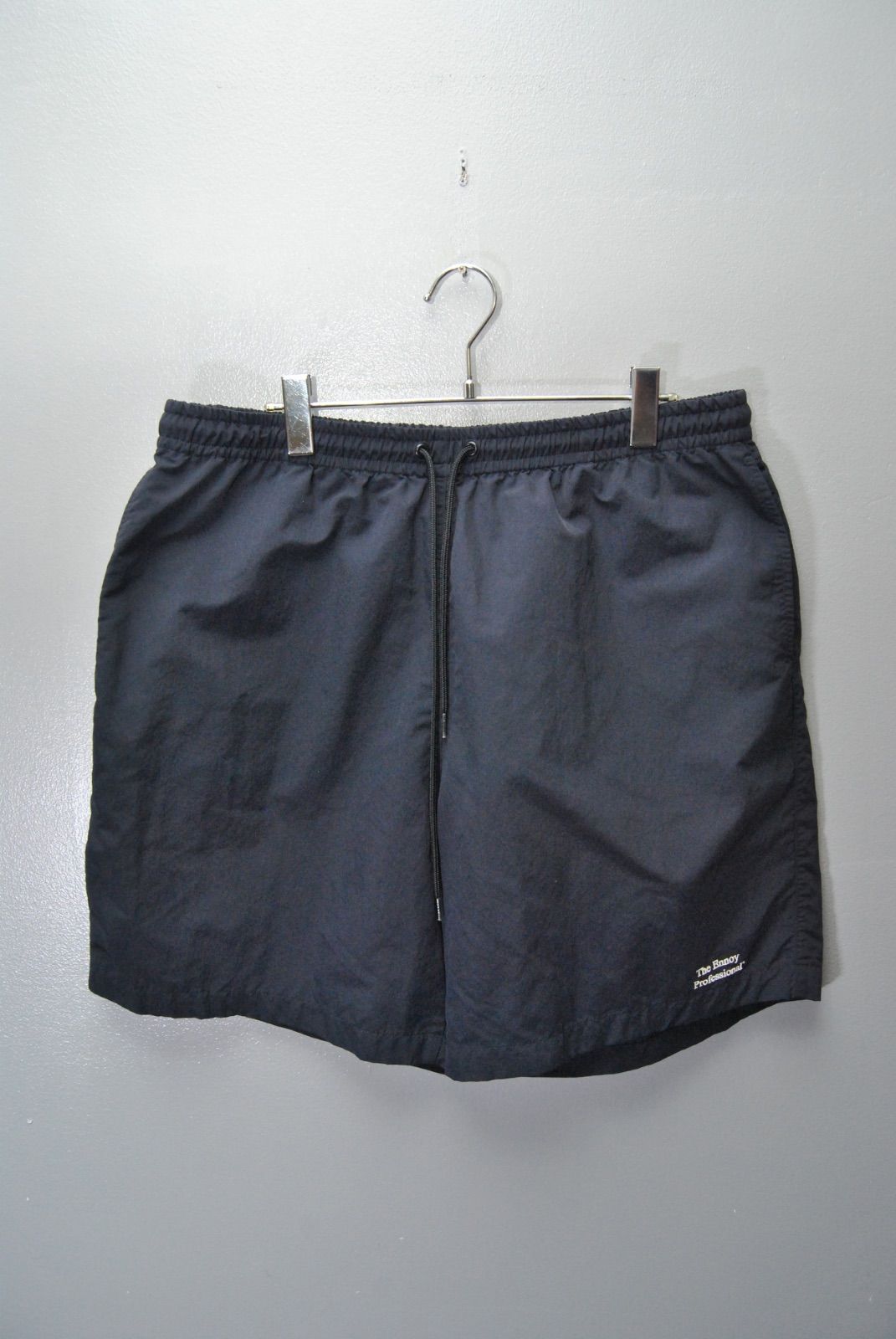人気　ennoy 21SS NYLON SHORTS ナイロン　ショーツ　L 黒 新品未使用】ENNOY NYLON EASY SHORTS Black