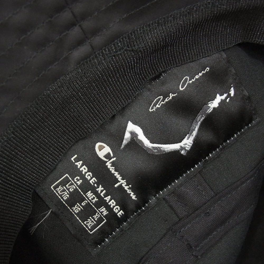 RICK OWENS×Champion バケットハット CM21S0022-805406 ブラック