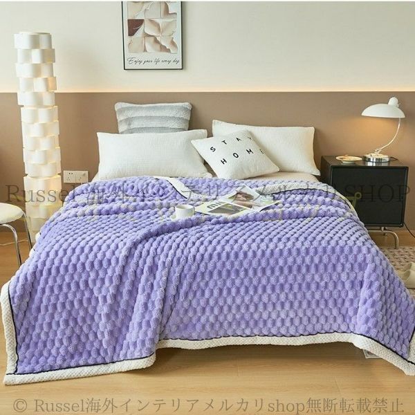 毛布 冬 肌に優しい ボリューム 温活 温かい もこもこ毛布 キングサイズ クイーンサイズ 200cm×230cm ブランケット アウトドア MARWIL-DEMENAGEMENTS_CH
