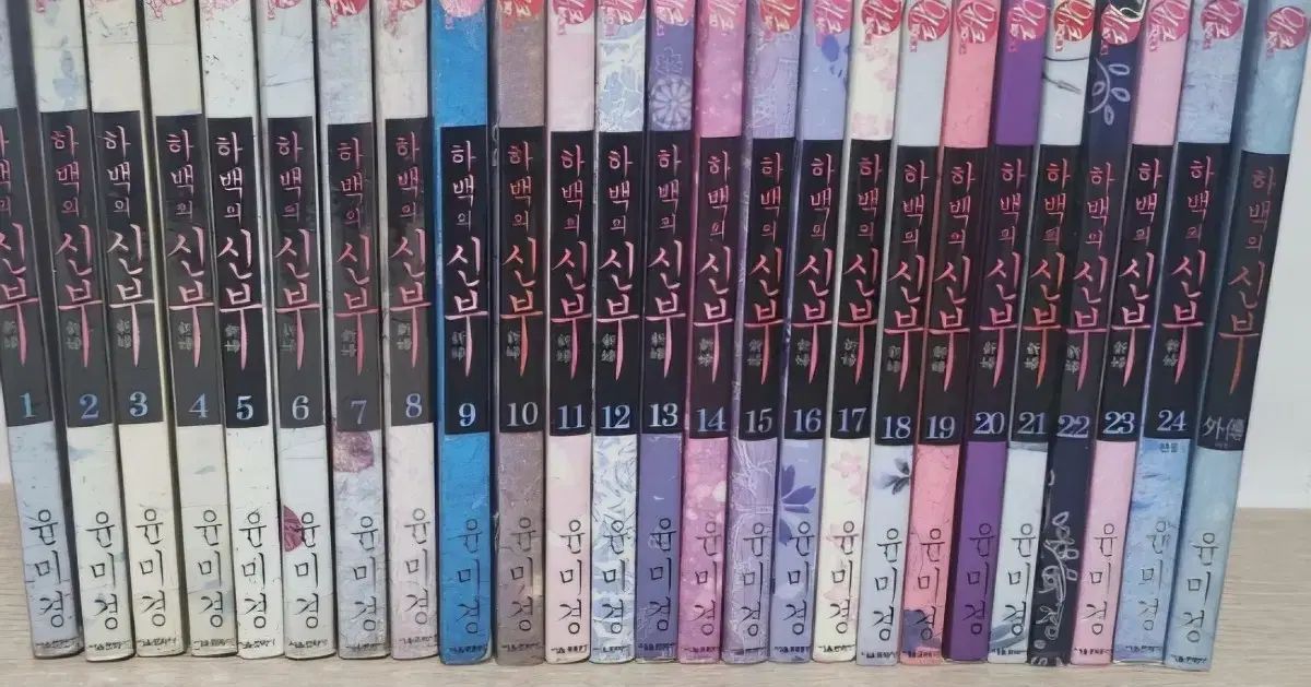 本 하백의 신부 1-24巻 完 外伝含む 25巻完結