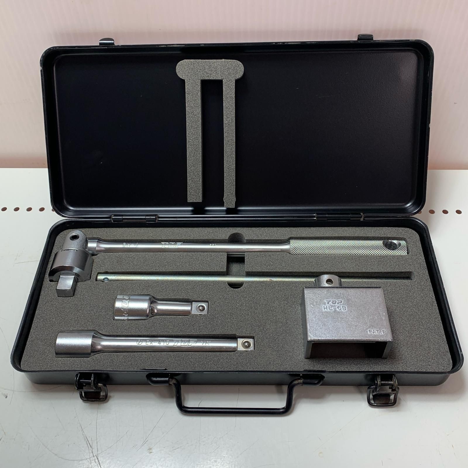 TOP工業 継手レンチセット HLS-6000 ブラック