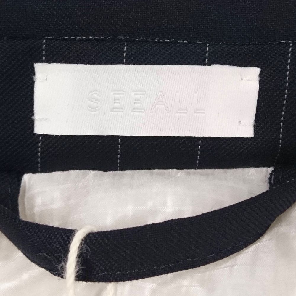SEEALL シーオール KAWAD DOWN DOUBLE BREAST JACKET ダウンジャケット ネイビー サイズ4 正規品 / 30621