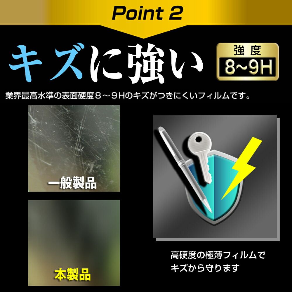 GPD MicroPC 2 液晶保護 フィルム 互換品 強化ガラス と 同等の 高硬度