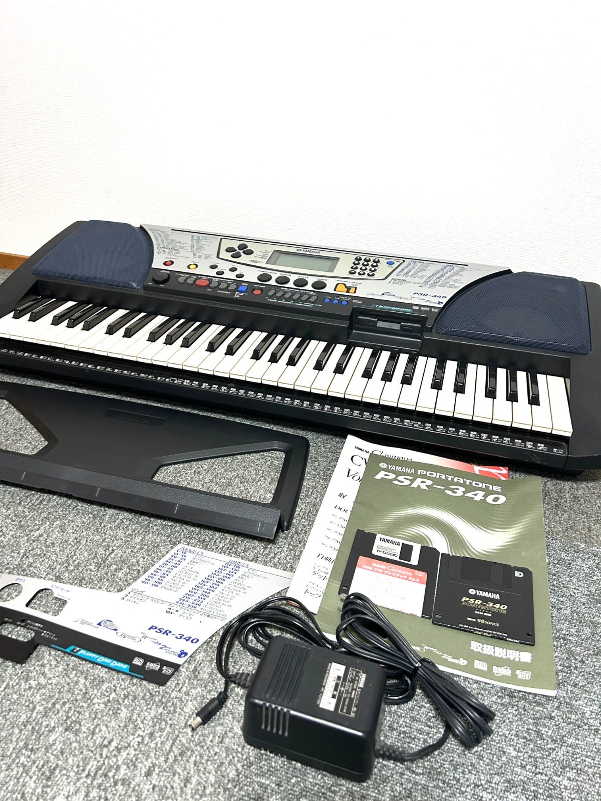 YAMAHA ヤマハ PSR-340 電子キーボード シンセサイザー 61鍵盤