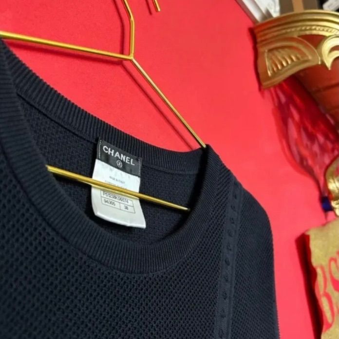 極美品】☆ CHANEL シャネル サマーニット 表記サイズ38 Mサイズ 