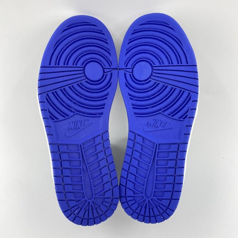 中古】NIKE AIR JORDAN 1 MID BLACK/BLUE スニーカー 27cm 554724-068