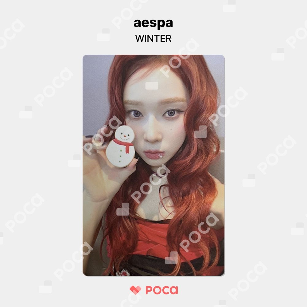 aespa ウィンター トレカ 2023 PINK CHRISTMAS RANDOM PACK 公式