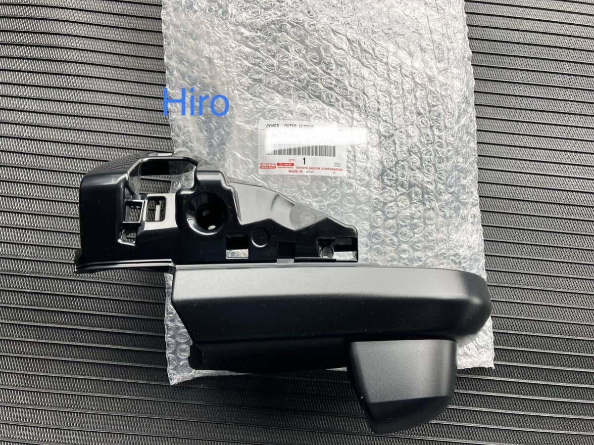 新品 トヨタ 純正 90系 ZWR90W ZWR95W MZRA90W MZRA95W ヴォクシー ノア 左ドアミラー アウターカバー アンダーミラー付き
