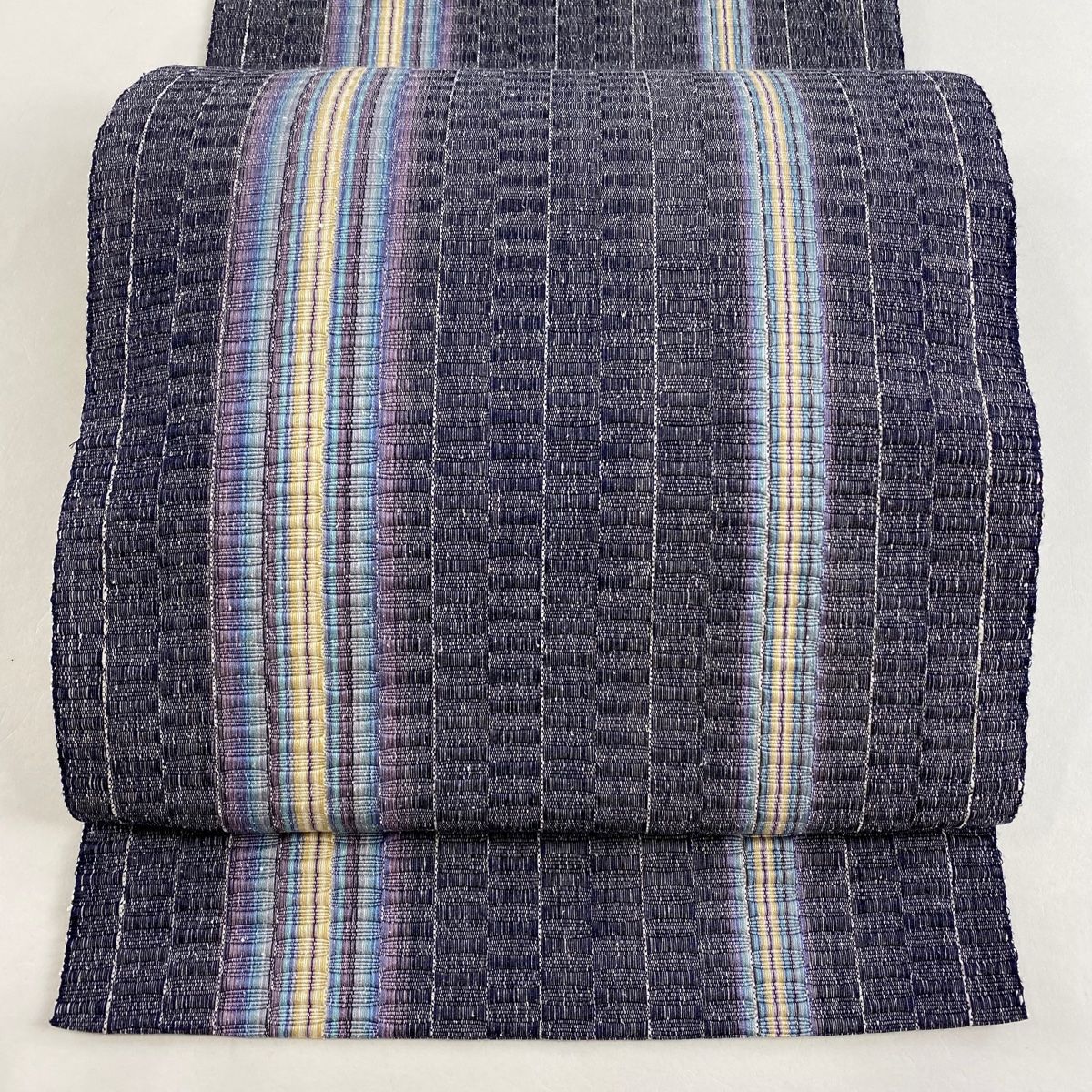 名古屋帯 美品 逸品 証紙 南風原花織 松葉仕立て 八寸名古屋帯