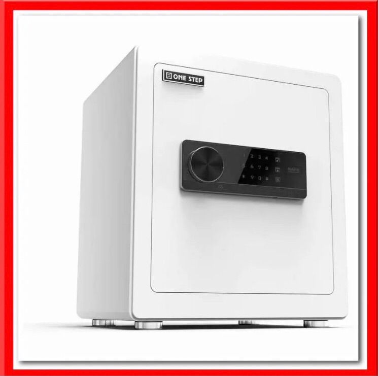 値下げ 中古品 電子金庫 タッチパネル 指紋認証 (60cm, 黒) 電子金庫