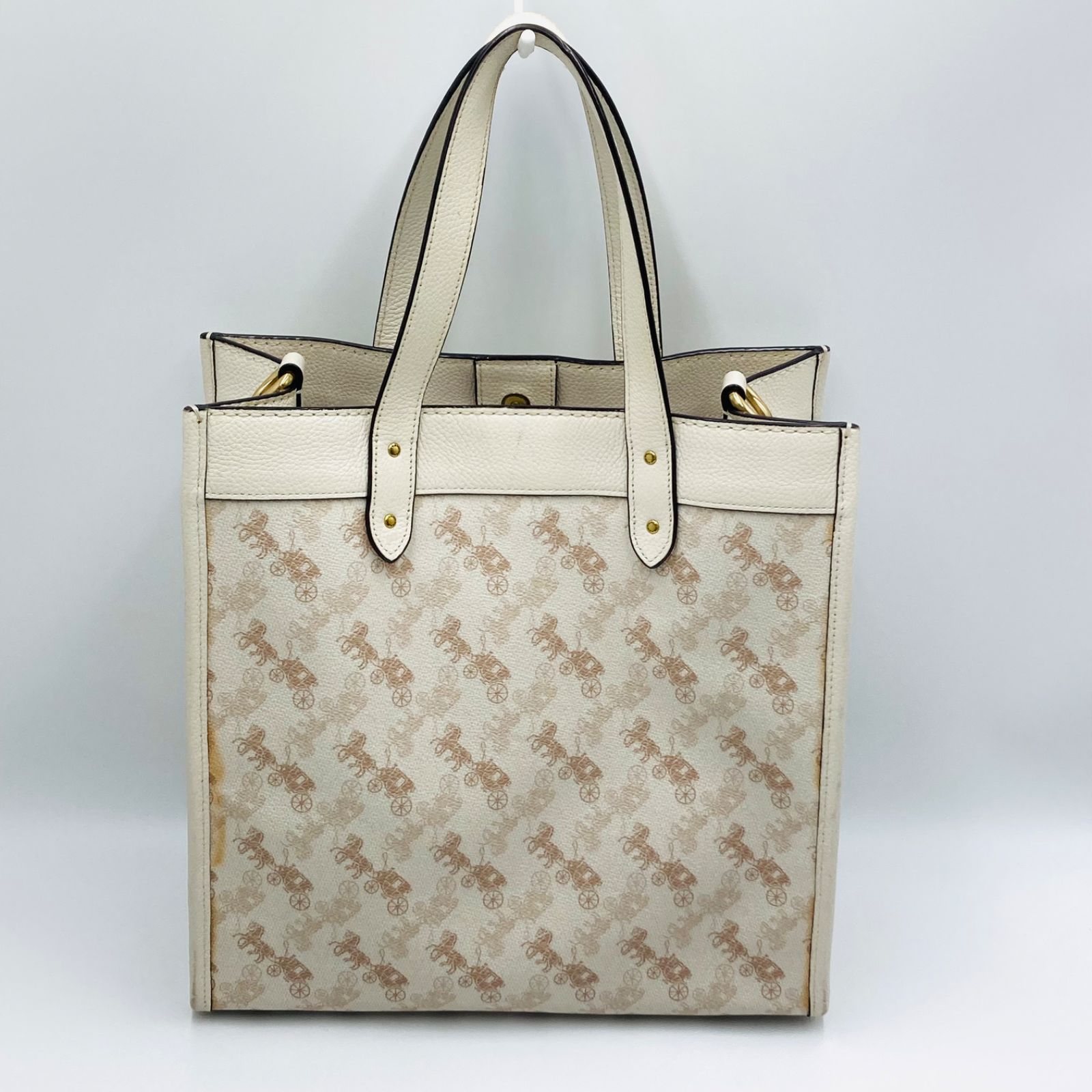フォロー割実施中】【美品】コーチ COACH フィールドトート ホース