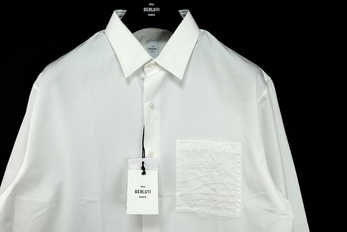 送料無料商品 |  公式 オンライン PARIS 1895 ベルルッティ BERLUTI Poplin Embroidered Shirt トップス