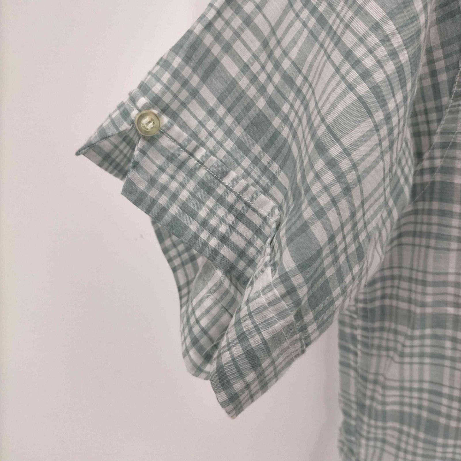 ユーズドフルギ USED古着 60S オープンカラーチェックシャツ メンズ