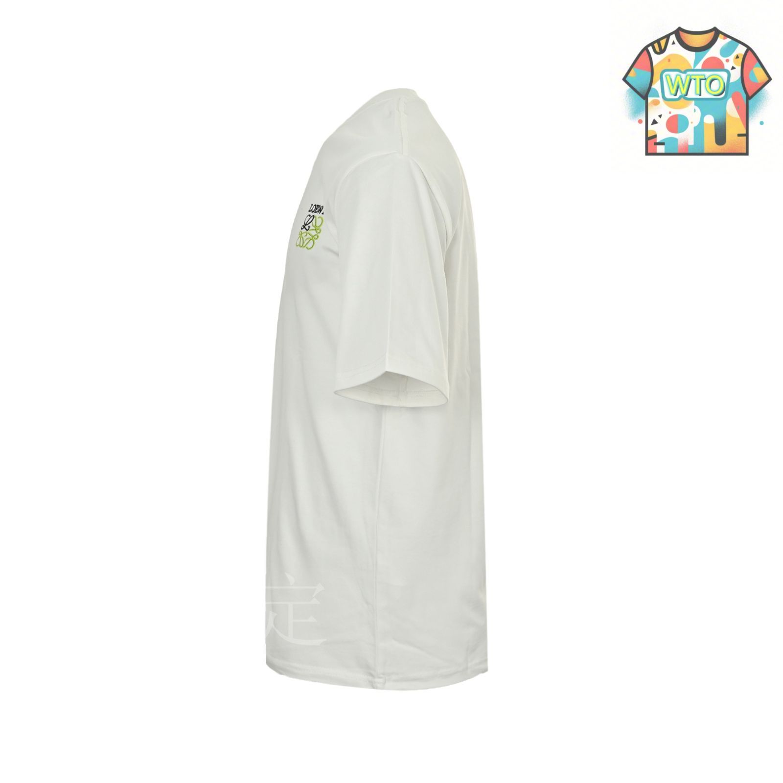 今日WTO】Loewe / ロエベ 25ss カラーブロックロゴ刺繍 T シャツ