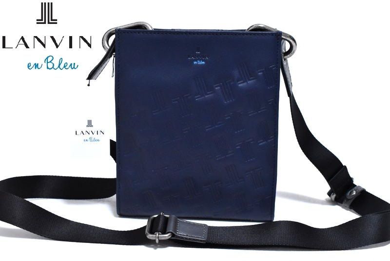 定価16500円】新品 LANVIN en Bleu ランバンオンブルー ティルト レザーショルダーバッグ 524101 ネイビー IKETEI  イケテイ - メルカリ