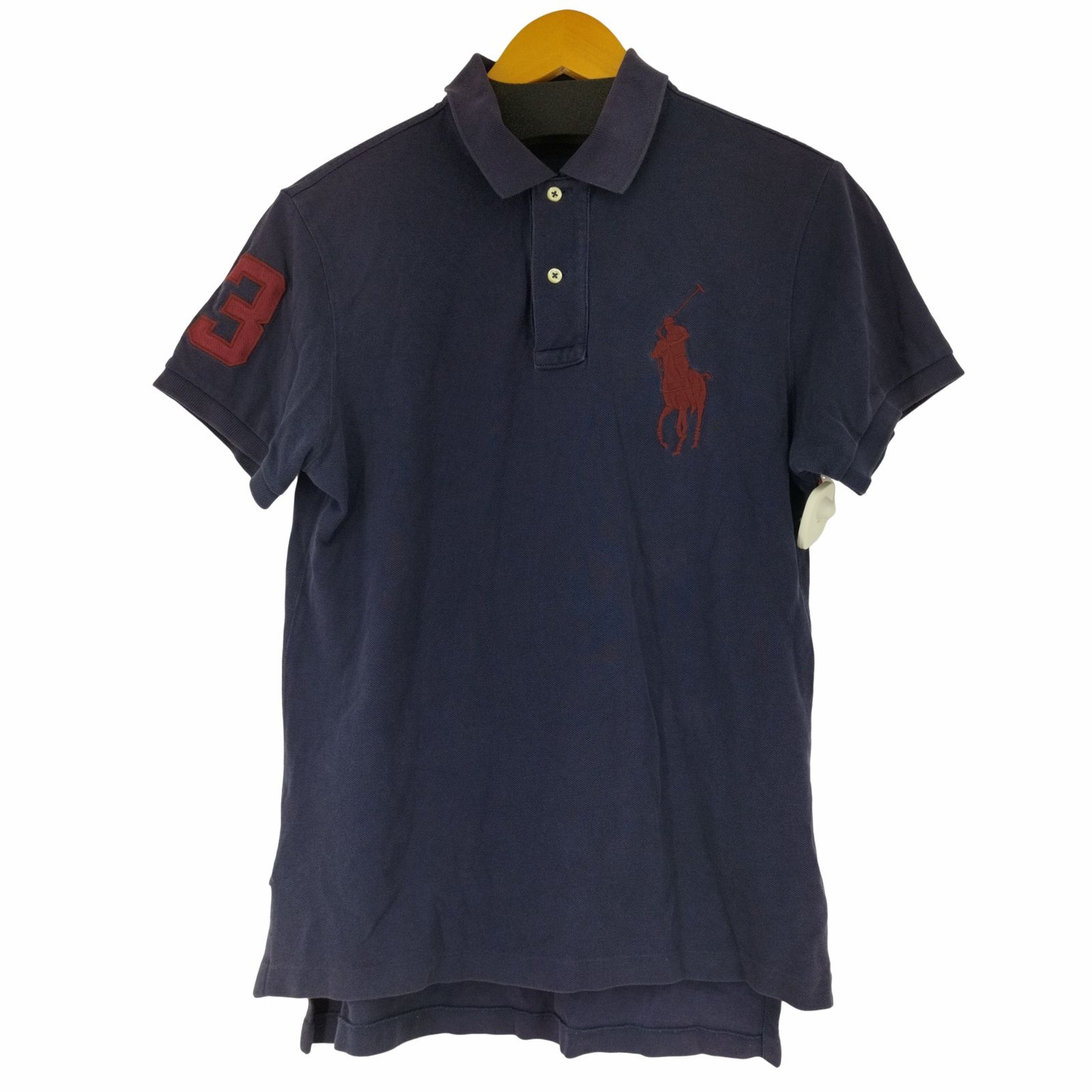ポロバイラルフローレン Polo by RALPH LAUREN ビッグポニー刺繍 S/S ポロシャツ メンズ import：M 