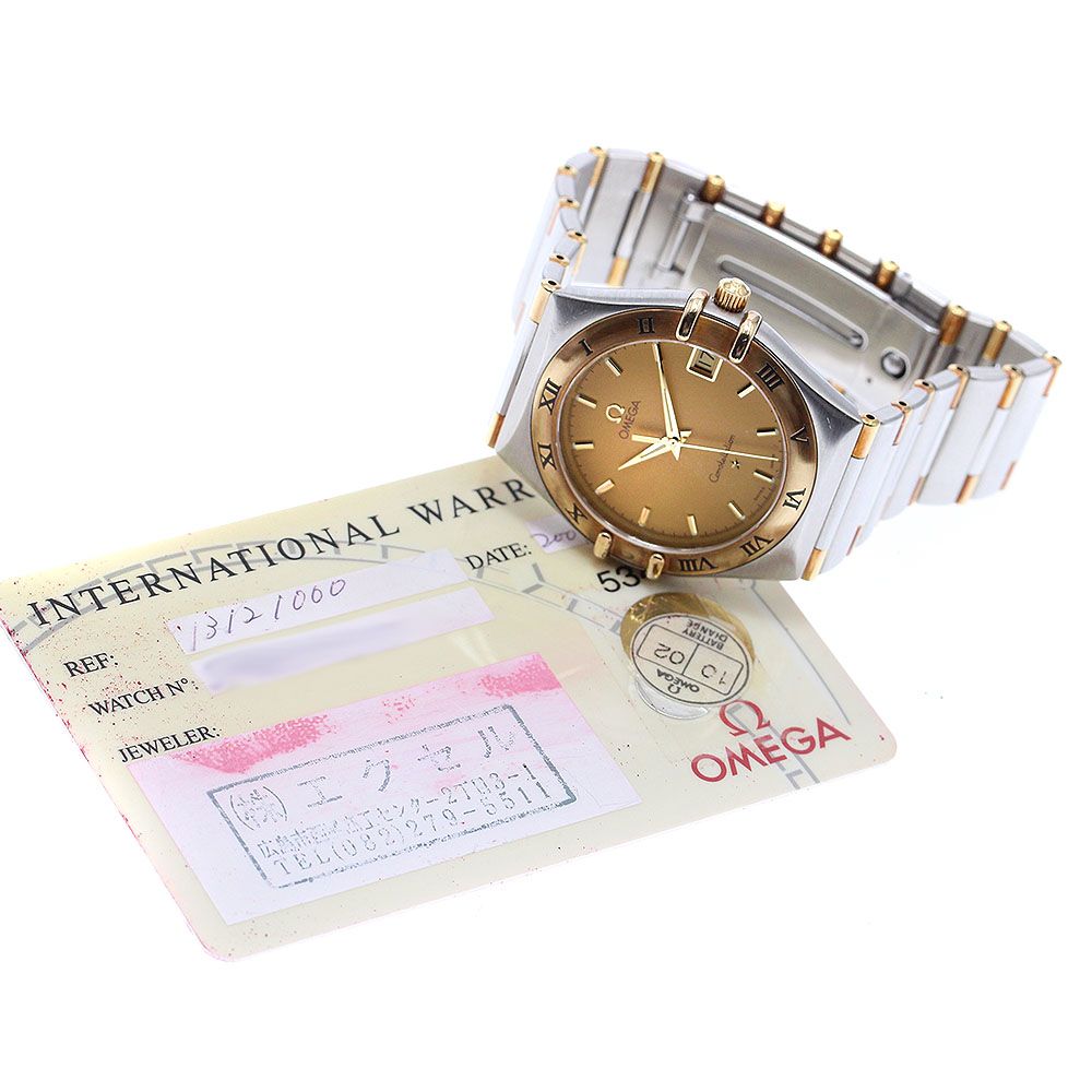 【美品】OMEGA オメガ コンステレーション デイト メンズ時計　稼働品 Yahoo!オークション -「オメガコンステレーションデイデイト」の