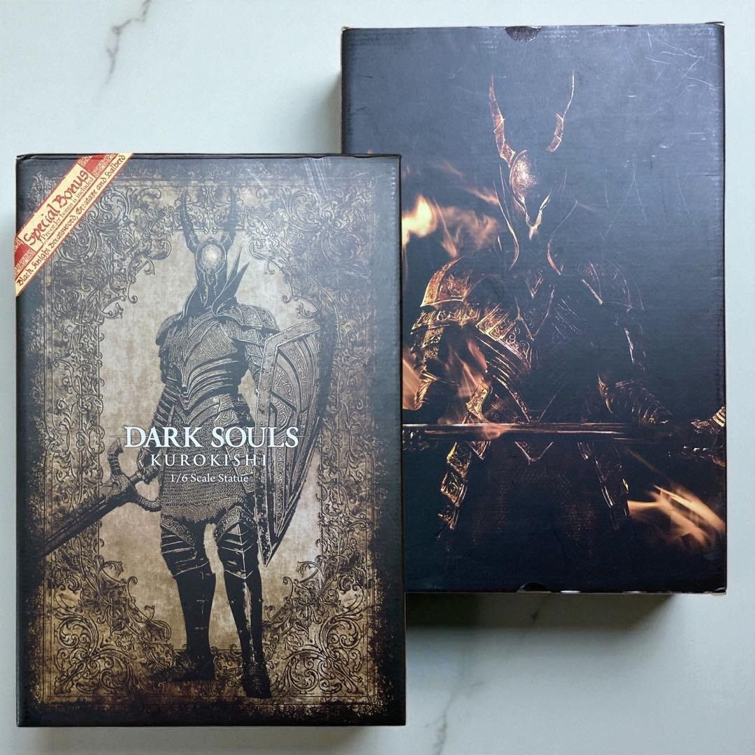黒騎士 スタチュー 豆魚雷 GECCO 1|6スケール DARK SOULS Ⅲ nn