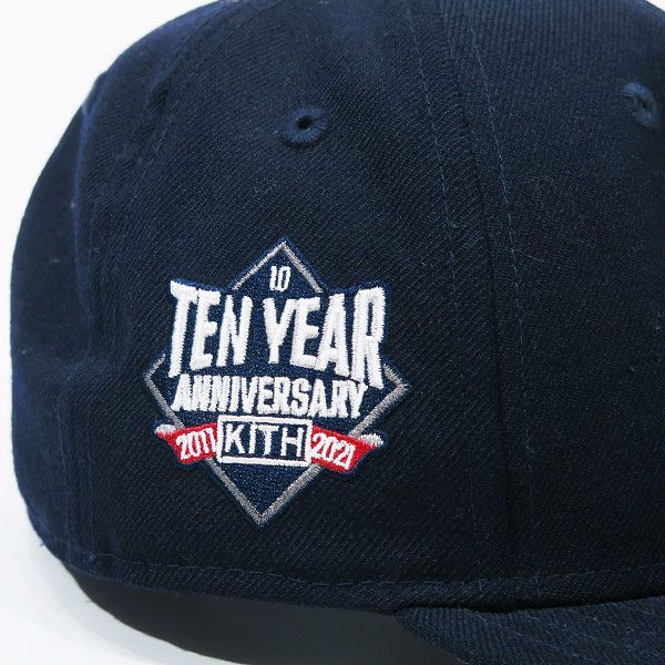 KITH キス x NEW ERA ニューエラ NEW YORK YANKEES 10 YEAR ANNIVERSARY LOW PROFILE  59FIFTY FITTED HAT ニューヨークヤンキース ロウ プロファイル キャップ ネイビー 帽子 - メルカリ