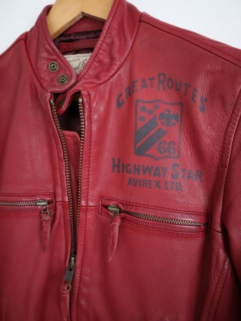 AVIREX アヴィレックス ラムレザージャケット ライダースジャケット メンズ Mサイズ ジャケット み ノスタルジック アメリカンスタイル 6458642