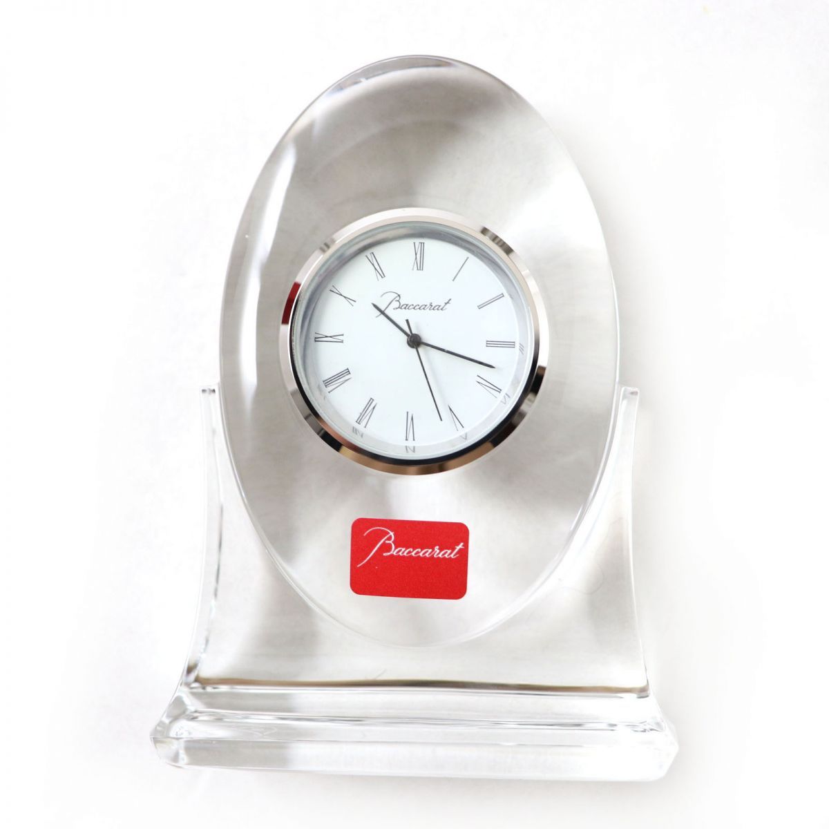 〓廃盤 バカラ Baccarat クリスタル置時計 ベガクロック VAGA ξ 名入れ