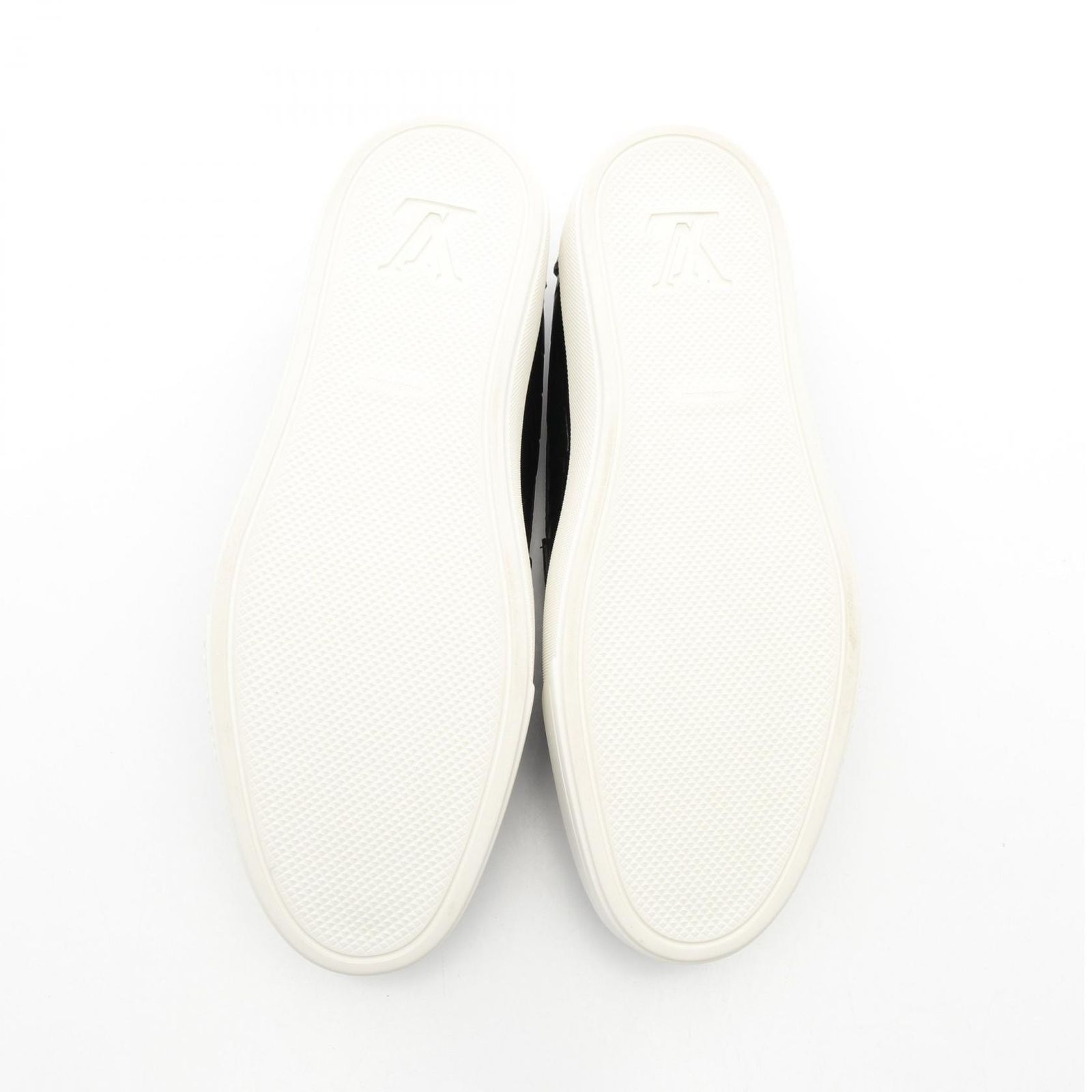 ルイ・ヴィトン LOUIS VUITTON スリッポン ブラック レザー スリッポン