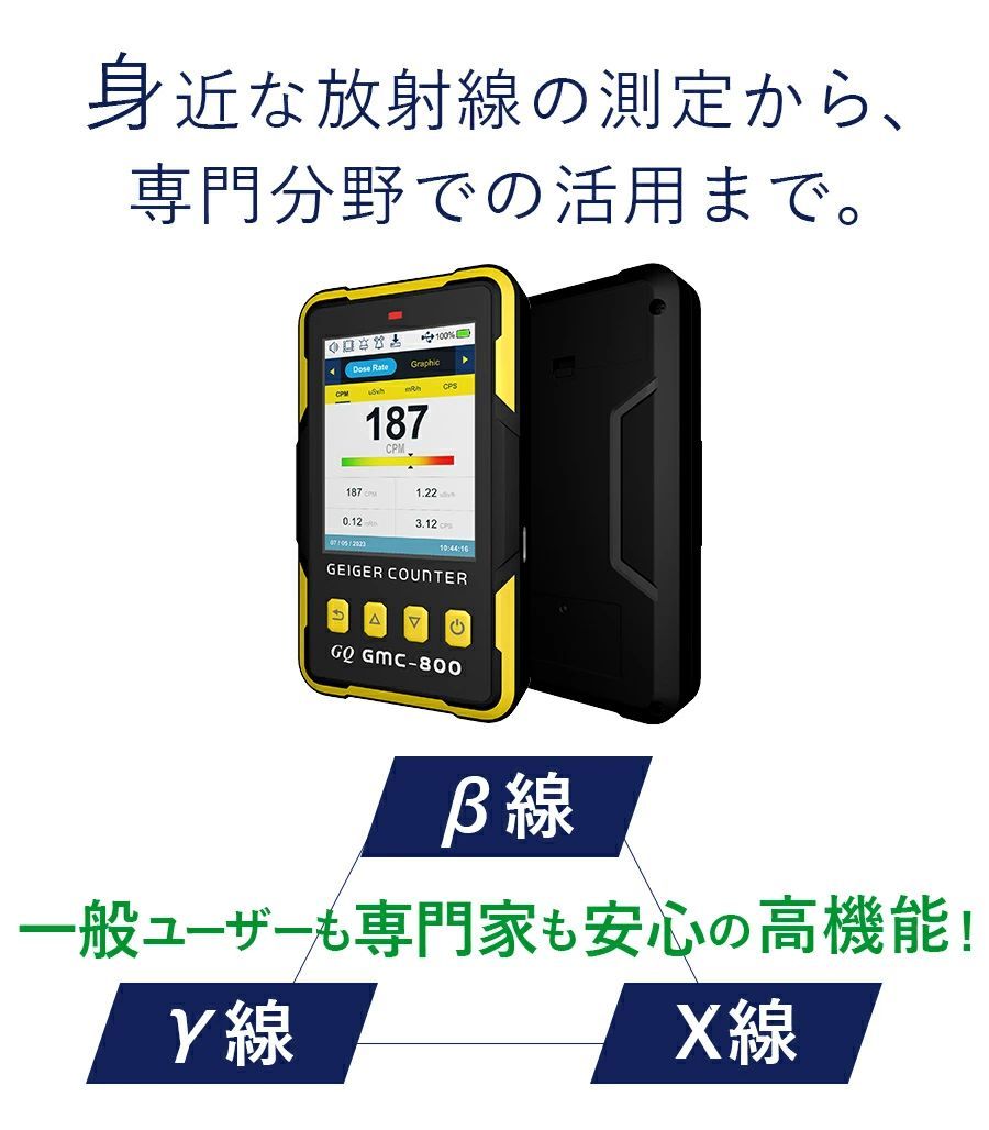 ベータガンマ X線ポータブル多機能デバイス