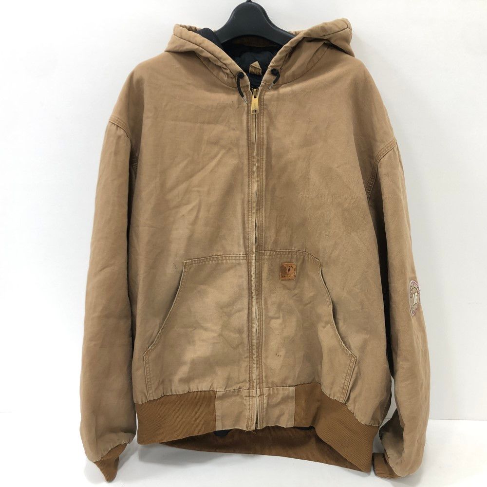 07w2617 Carhartt カーハート アクティブジャケット ブラウン Lサイズ J245【中古品】
