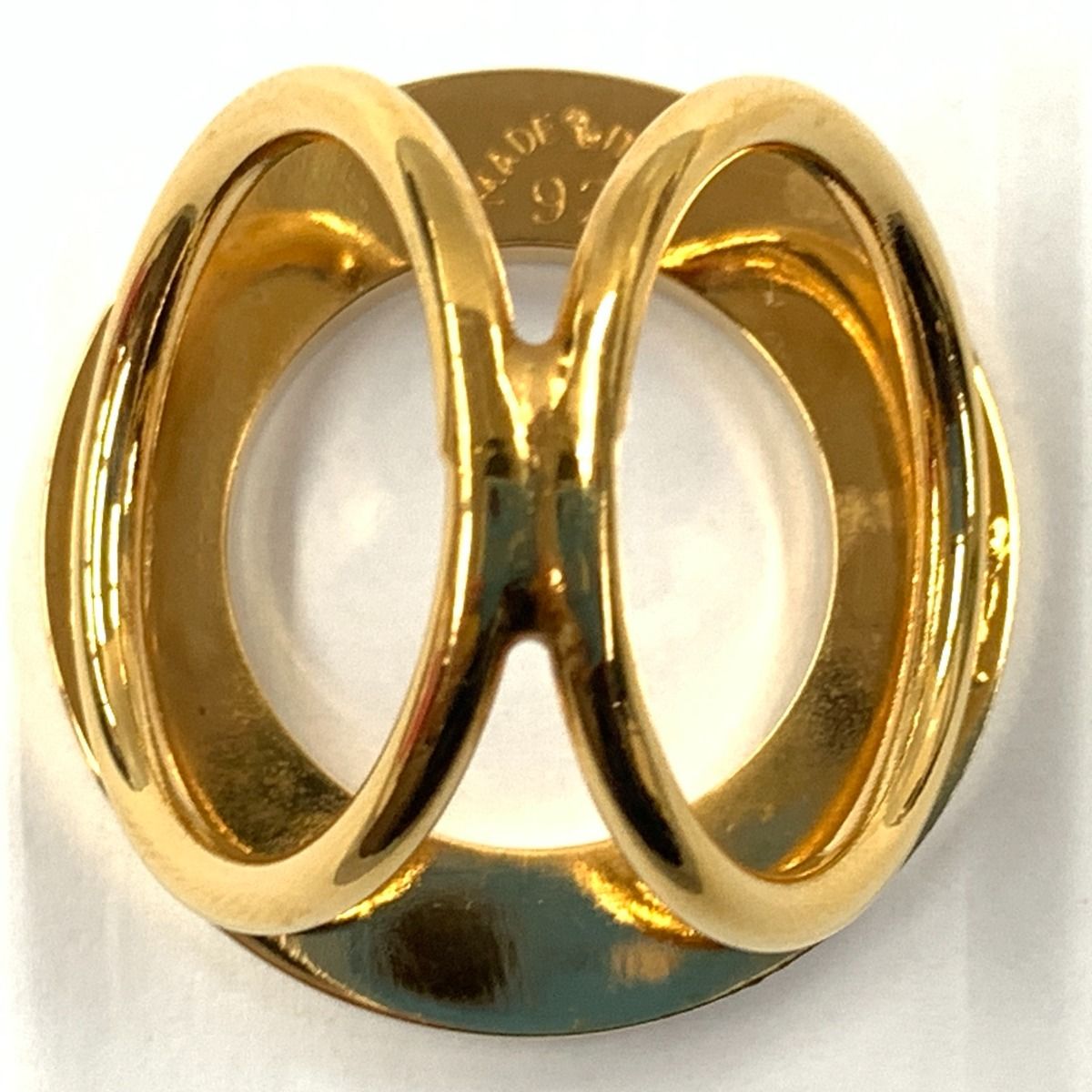 CELINE　セリーヌ　トリオンフ　マカダム　スカーフリング　ゴールドカラー 楽天市場】【中古】 CELINE セリーヌ スカーフリング マカダム