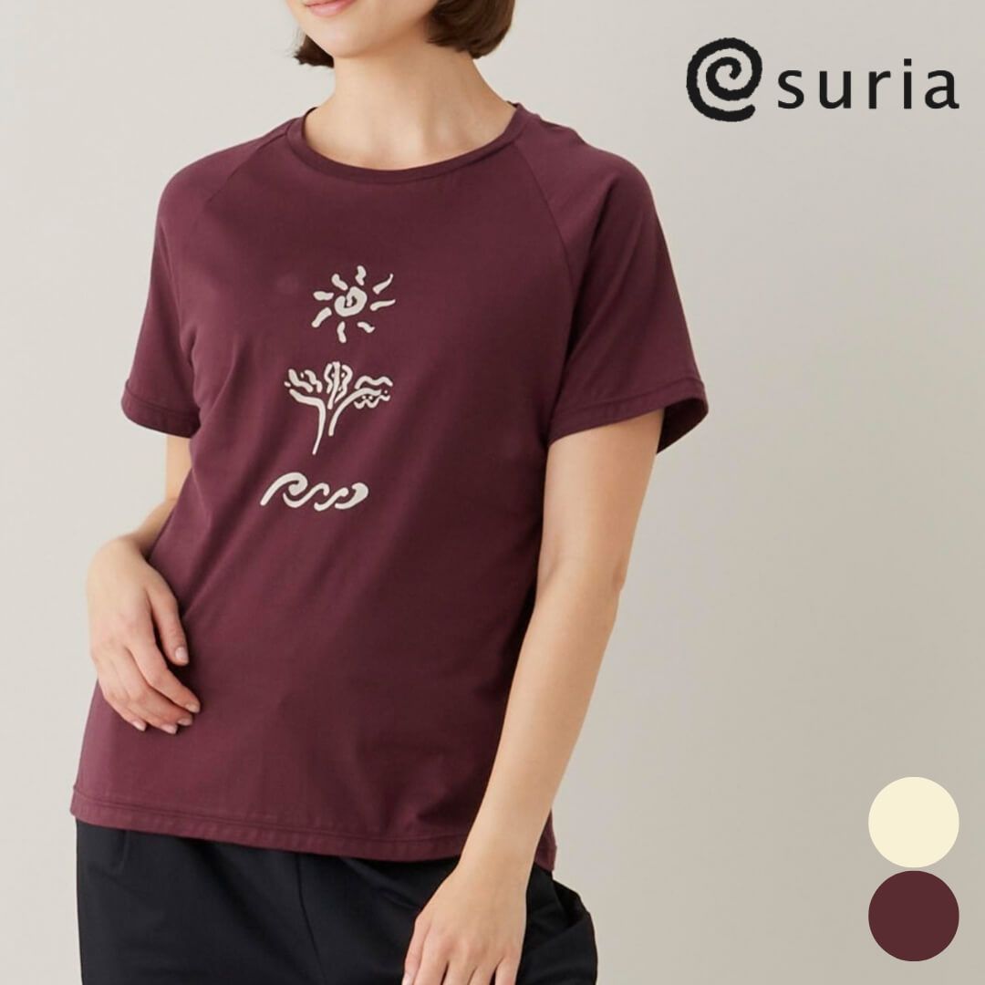 suria  スリア ヨガカットソー Tシャツ ティーシャツ 楽天市場】suria tシャツの通販