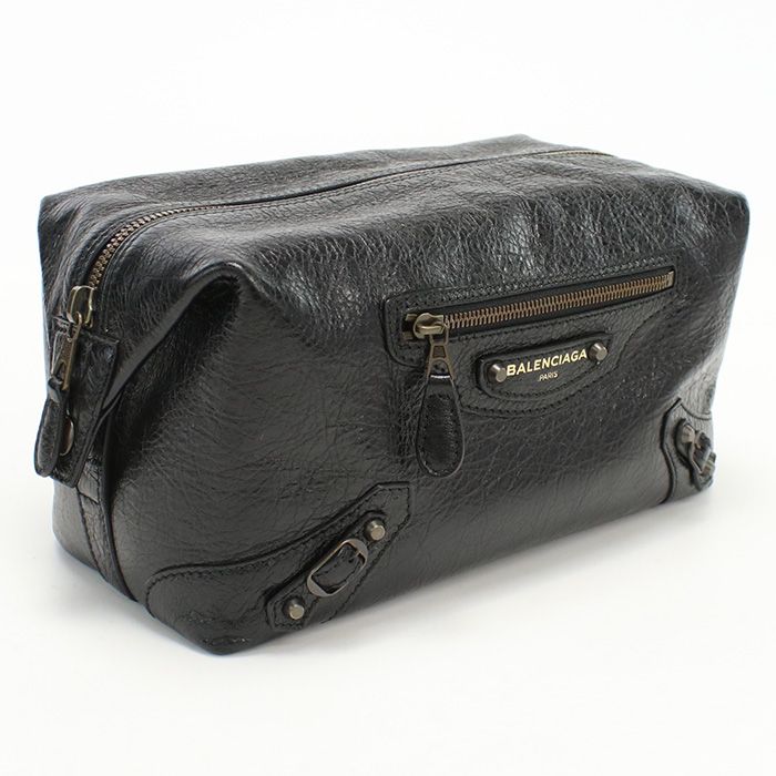 バレンシアガ クラッチバックレザーポーチ ひきだし BALENCIAGA ユニ 