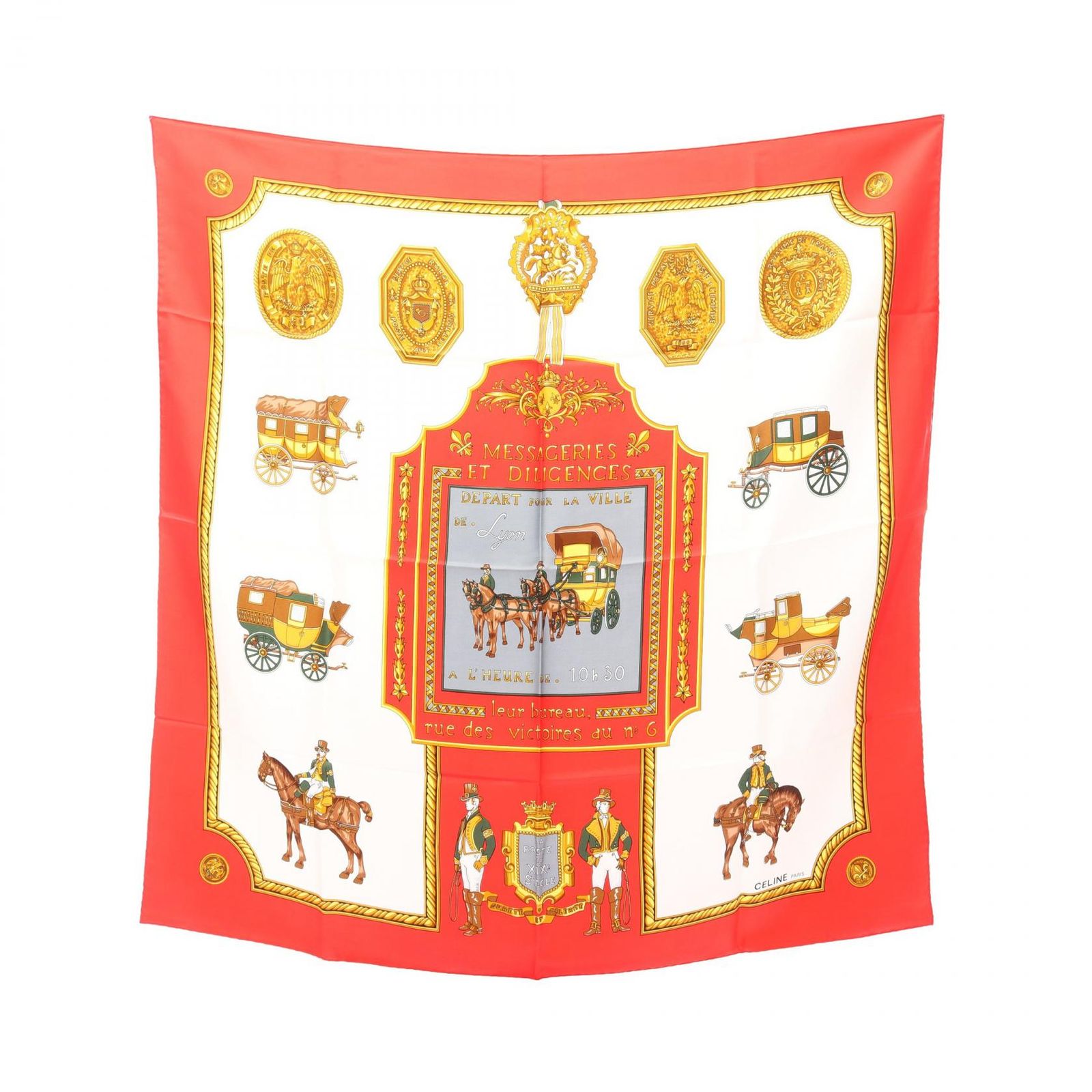 タグ付き未使用品※ Ferragamo シルクスカーフ 花と竹 2025年最新