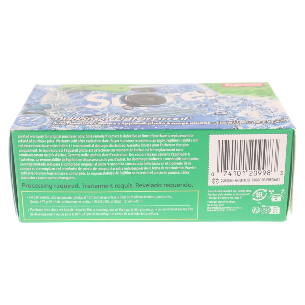 新品未使用Supreme Fuji Film Waterproof Camera Supreme FujiFilm Waterproof Camera 使い捨て - メルカリ