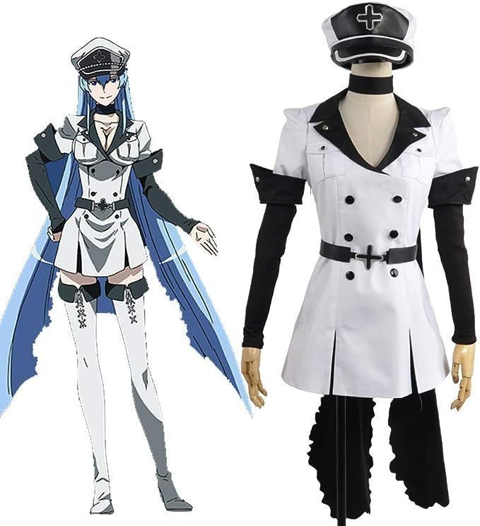 カメが斬る エスデス コスプレ衣装 コスチューム Akame ga KILL! Esdese Esdeath Cosplay Costume